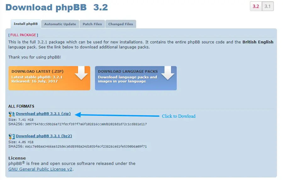 download phpbb limited